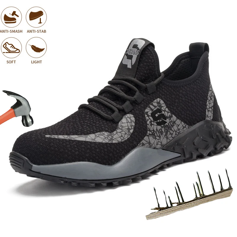

Mens Steel Toe Safety Shoes Work Insulation Boots lightweight Puncture-Proof Shoes Footwear Breathable Protection Shoes