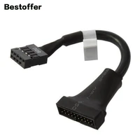 10cm usb 2 0 9 pin male to usb 3 0 20 pin female signal transfer extension cable