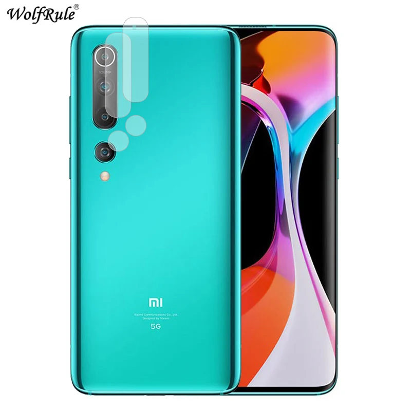 

2Pcs For Xiaomi Mi 10 5G Camera Protector Flexible Fiber Glass For Xiaomi Mi 10 Back Camera Len Protective Film Mi10 5G