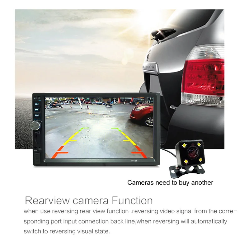Центральный Multimidia 2 Din Touch 7 &quotBluetooth Радио Mp3 Mp5 музыкальный видео плеер