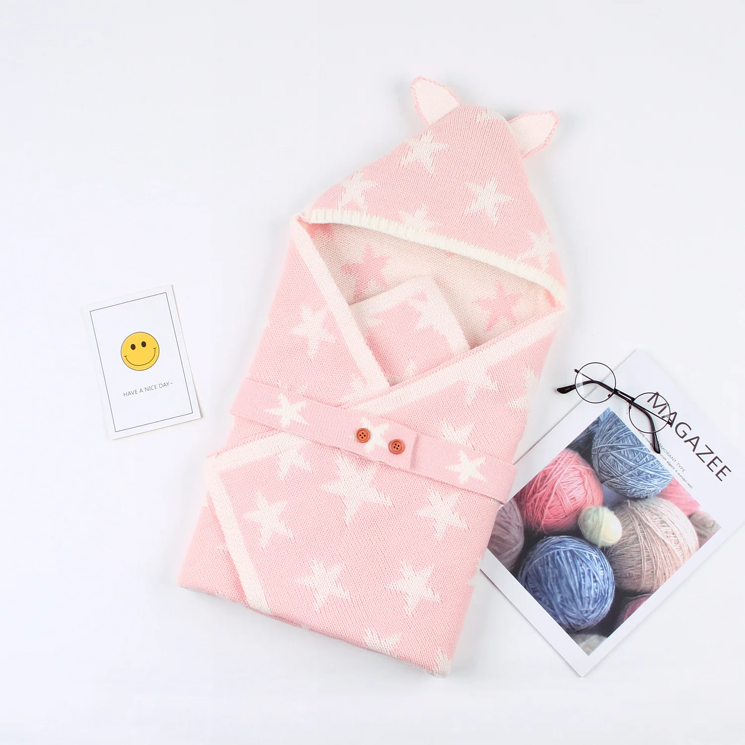 Детские спальные мешки теплые платья для новорожденных 70*70 см зимние однотонные