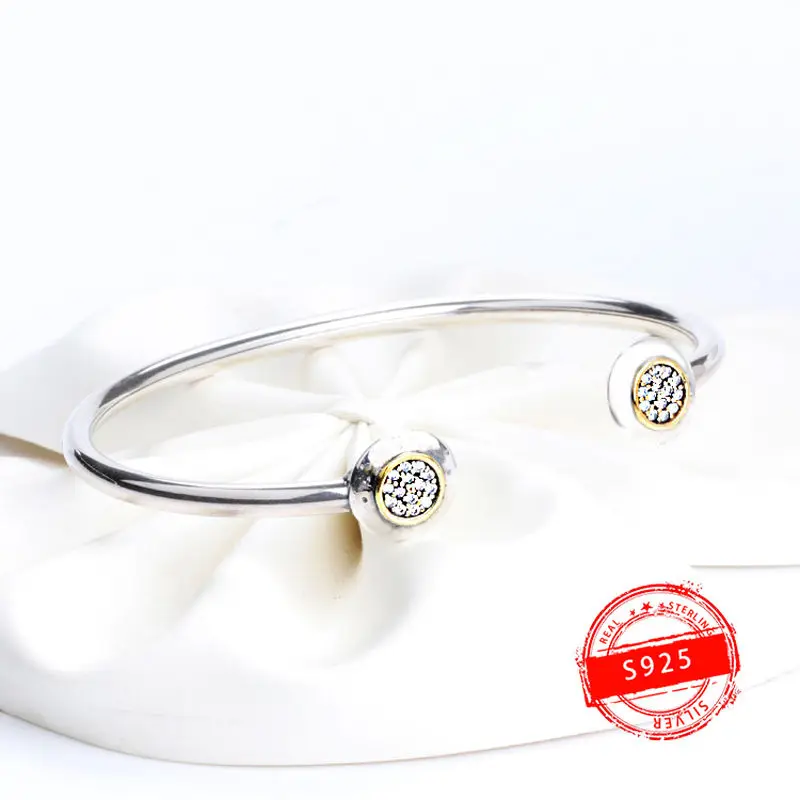 

For Women, the S925 luxury sterling silver bracelet with the original female logo 1:1 luxury jewelry gifts