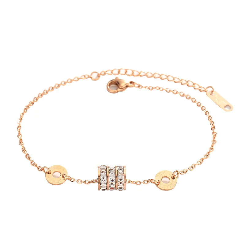 

bracelets for women rose gold titanium steel non-fading classic all-match small waist bracelet gift casual jewelry