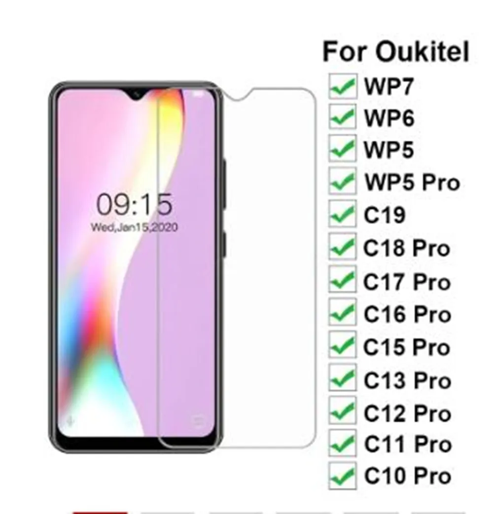 Стекло для Oukitel C19 C18 C17 C16 C15 C13 C12 C11 C10 Pro, защита экрана, закаленное стекло для Oukitel WP7 WP6 WP5 Pro, пленка
