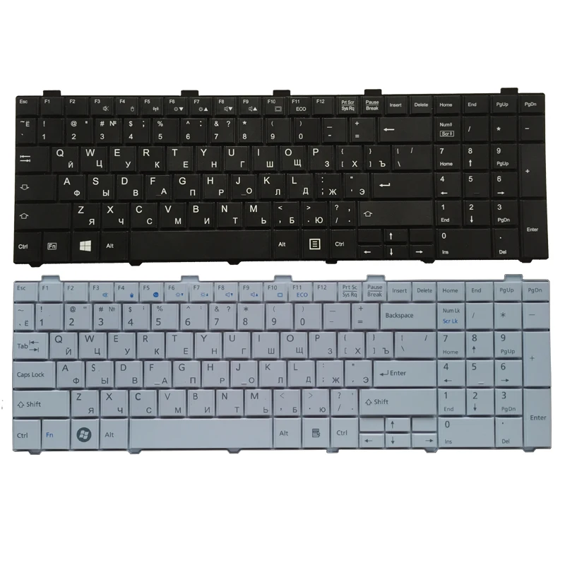 Новая русская клавиатура для ноутбука Fujitsu Lifebook AH530 AH531 NH751 A530 A531|russian laptop keyboard|ru