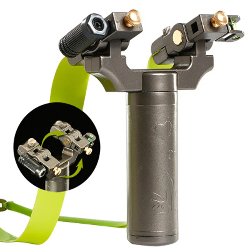 

Polycarbonate laser aiming Slingshot With 360-degree Intelligent Rotation Automatically Corrects Bow Outdoor Hunting Shootingi