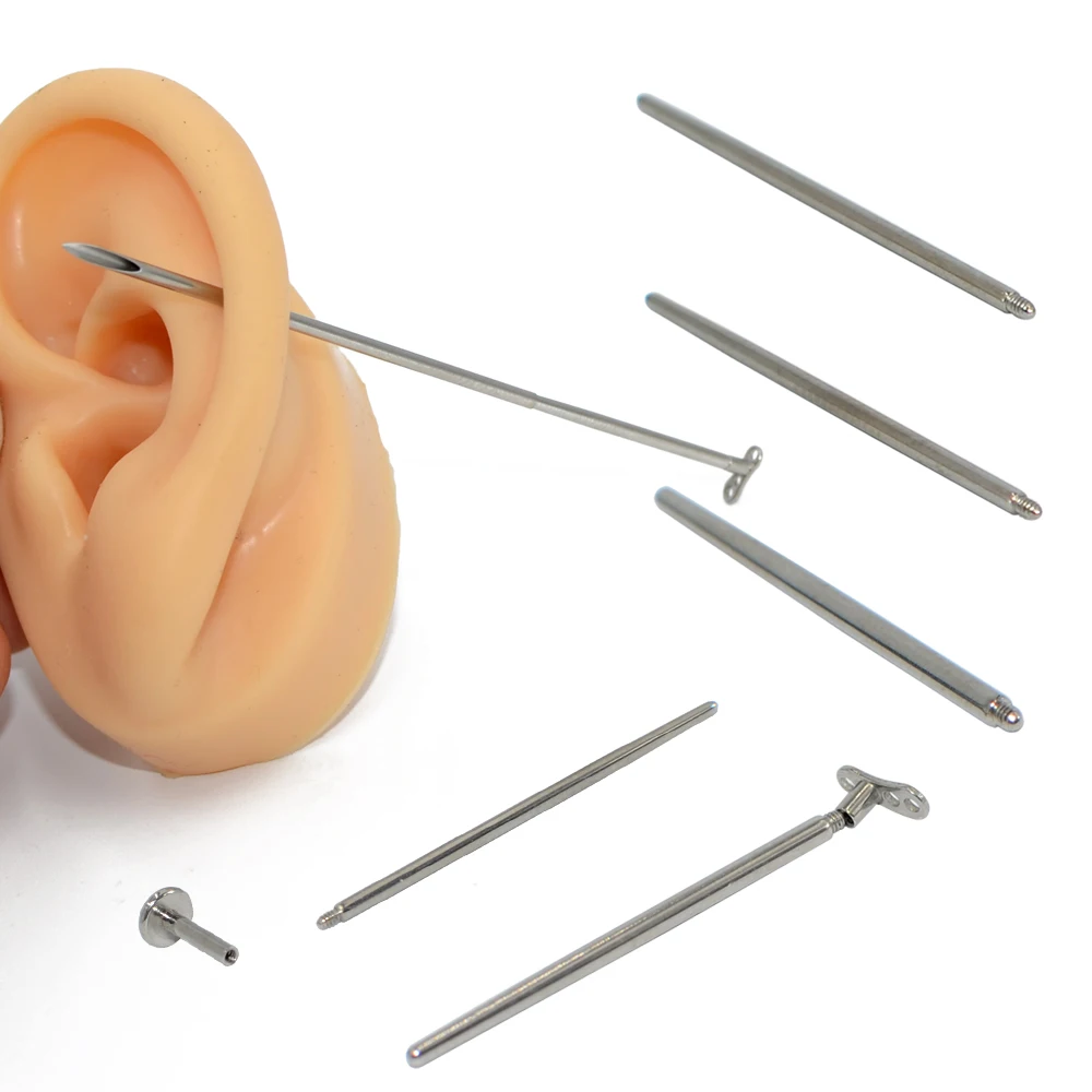 2 шт. инструмент для пирсинга губ из хирургической нержавеющей стали|Украшения