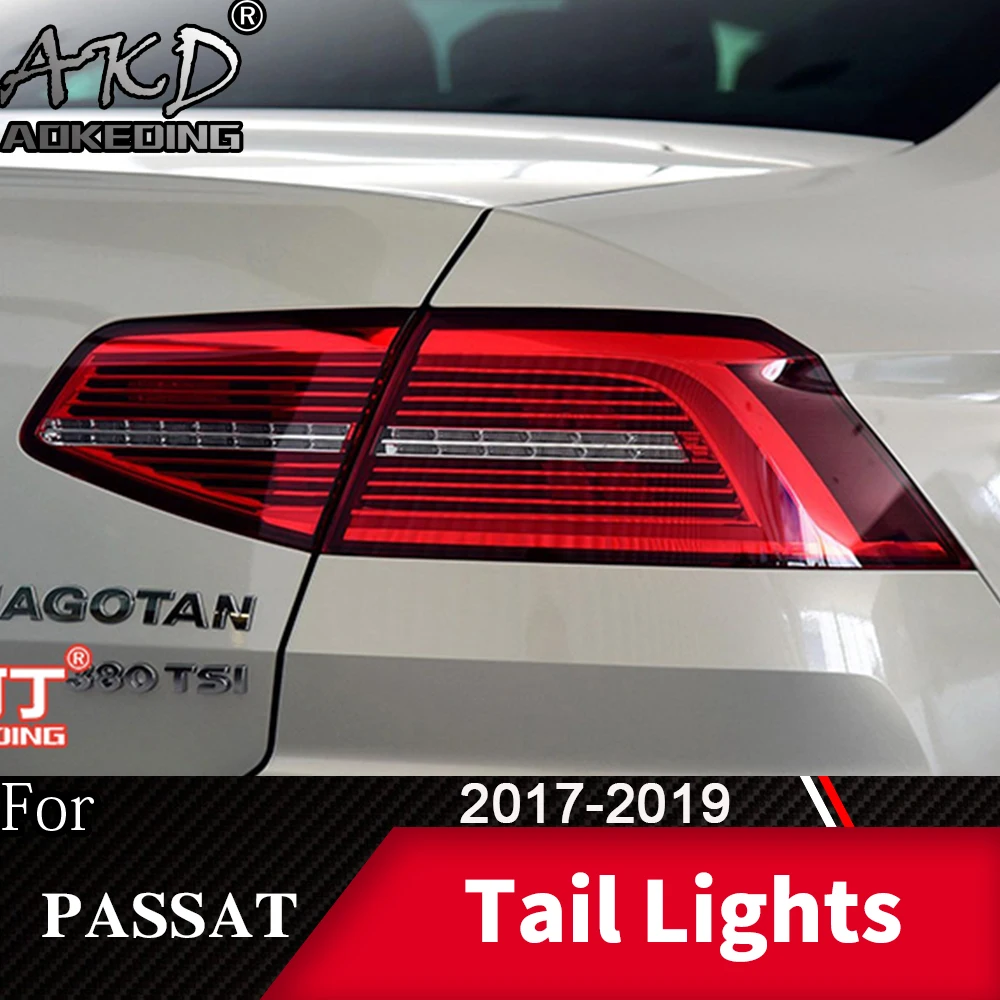 

Tail Lamp For VW Passat B8 2017-2019 New Passat LED Tail Lights Fog Lights Daytime Running Lights DRL Tuning Car Accessories