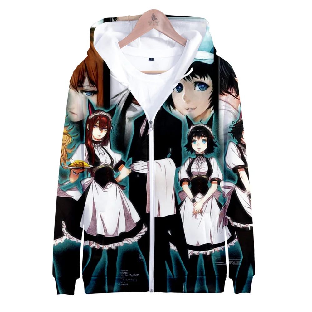 Толстовка с капюшоном для мужчин и женщин свитшот на молнии японским аниме
