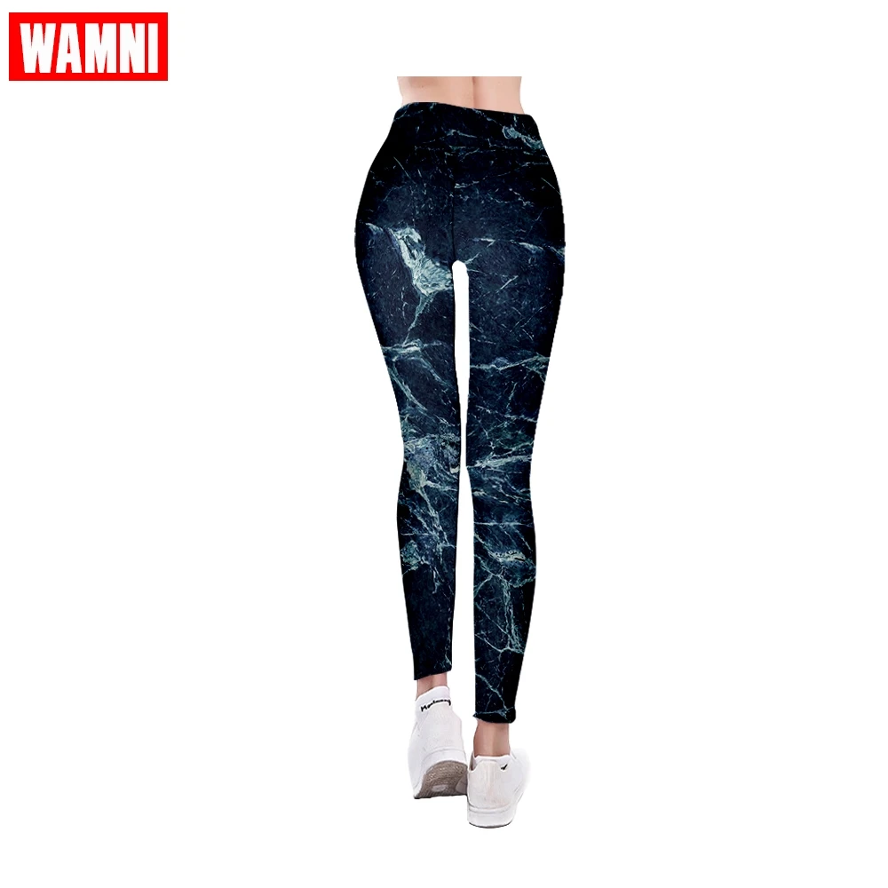 WAMNI 2020 New Leggings Sport Women Fitness Seamless Print Black Yoga Pants Stretch Running Sports Slim Gym | Спорт и развлечения