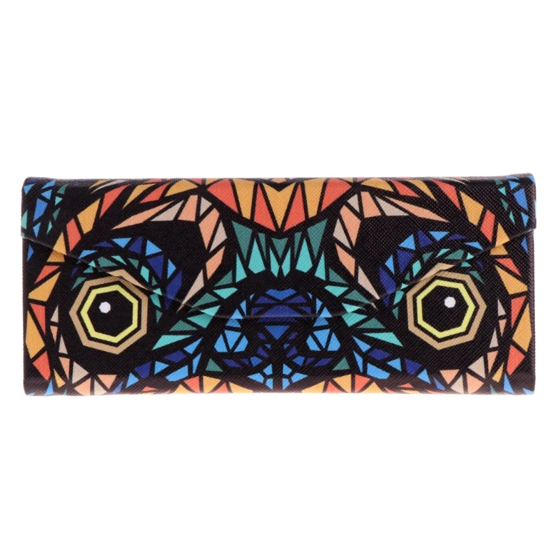 

Треугольный складной чехол для очков Y1UE, футляр для хранения солнцезащитных очков с мультяшными животными