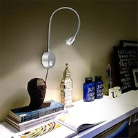 nordic led wall lamps flexible gooseneck wall sconces bedside reading decorative spotlight study room night bedroom wall light