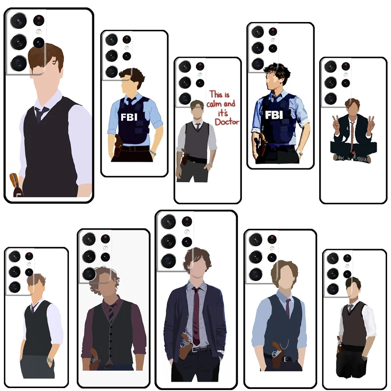 Spencer Reid FBI Case For Samsung Galaxy S22 S21 S20 S10 Plus Note 10 S8 S9 Note 20 Ultra S20 S21 FE Coque