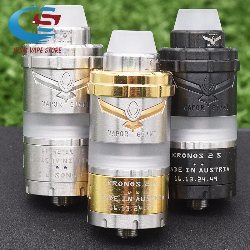 Бак Kronos 2 S RTA для электронной сигареты вейп с регулируемым потоком воздуха MTL/DL 23