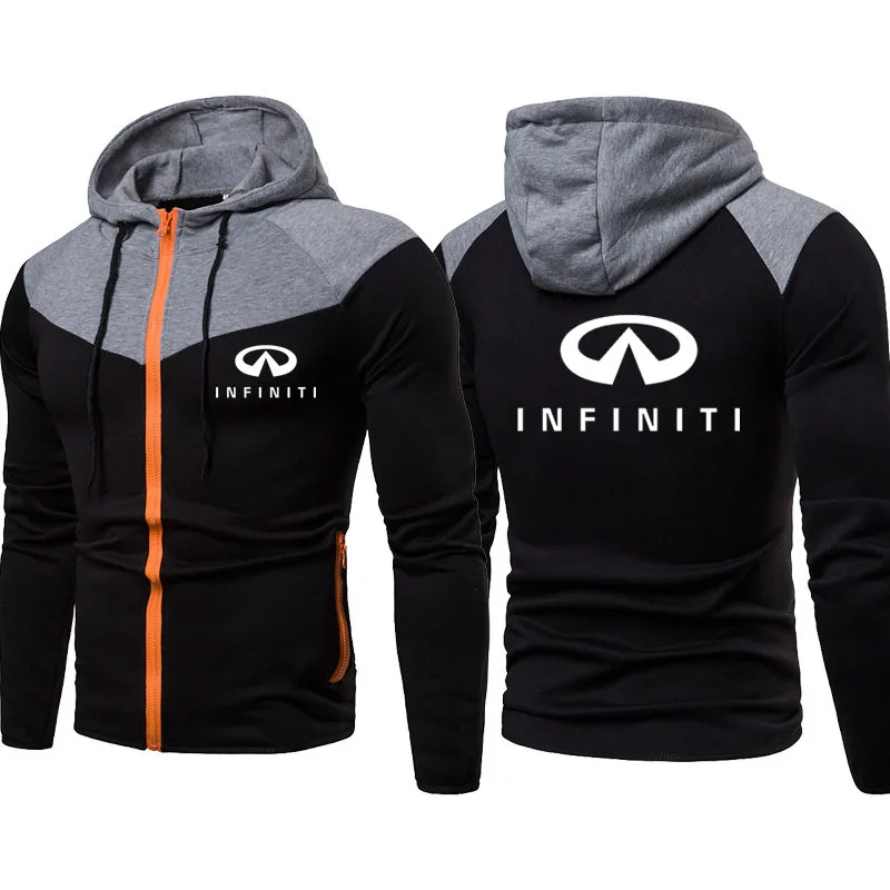 

Куртка мужская демисезонная хлопковая, бейсбольная куртка с логотипом Infiniti, модная повседневная одежда