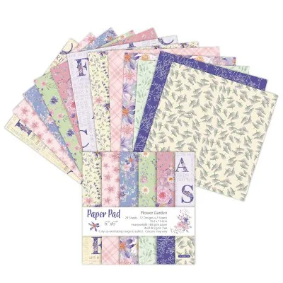 12or24 листы цветок сад подставки для семейного альбома бумага Оригами