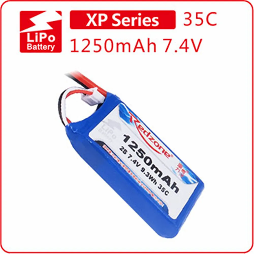 

Redzone 35C 1250 мАч 7,4 В/11,1 В RC lipo Аккумулятор для небольших неподвижных крыльев
