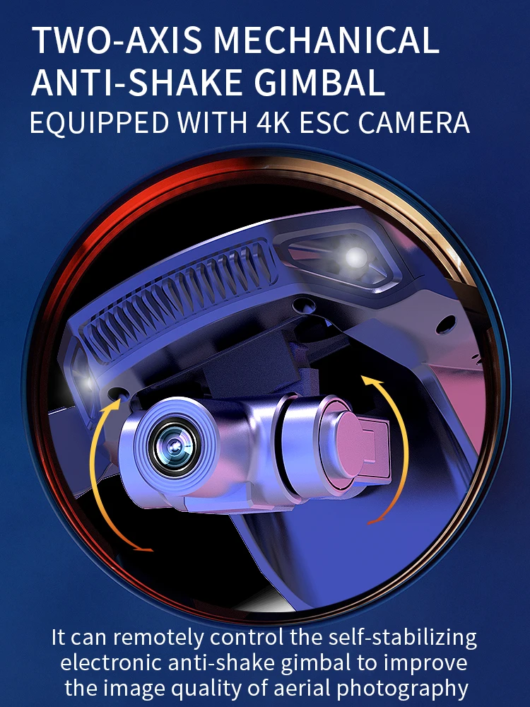 L106 PRO 2 GPS Drone 4K Professional HD Dual Camera Brushless Foldable Quadcopter RC Gimbal Aerial Photography 5G WiFi Toy