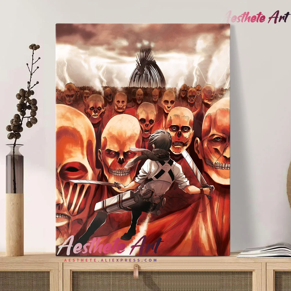

Постеры на холсте «атака на Титанов» для домашнего декора