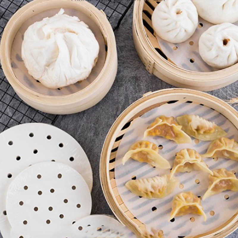 100 шт. воздушная фритюрница Пароварка бумажные вкладыши Одноразовые