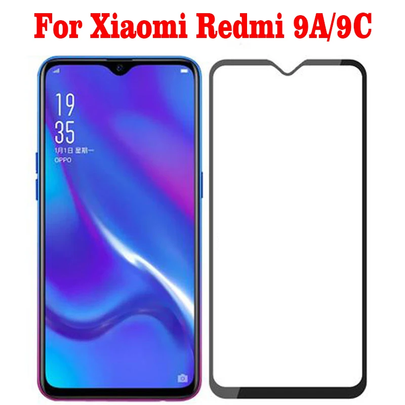 3D закаленное стекло для Xiaomi Redmi 9A полное покрытие высокое качество 9H