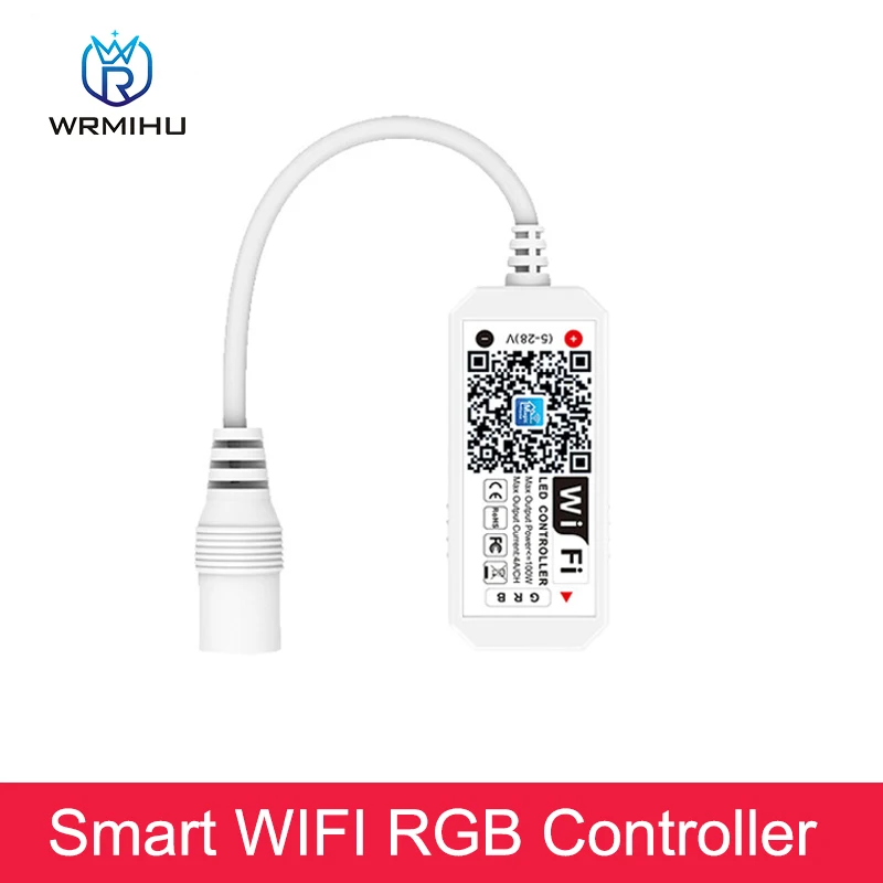 

DC5-28V Wifi Mini RGB Smart Dimmable Controller For 5050 2835 WS2811 WS2812B LED Strip Light