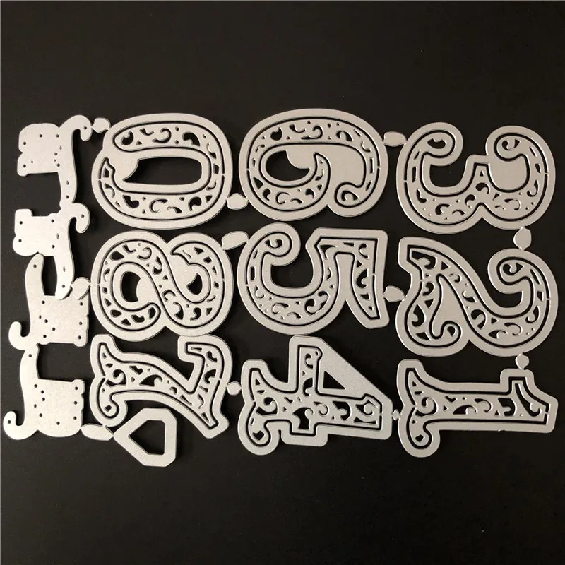 Форма для рельефного ножа из углеродистой стали форма цифрового украшения пазл