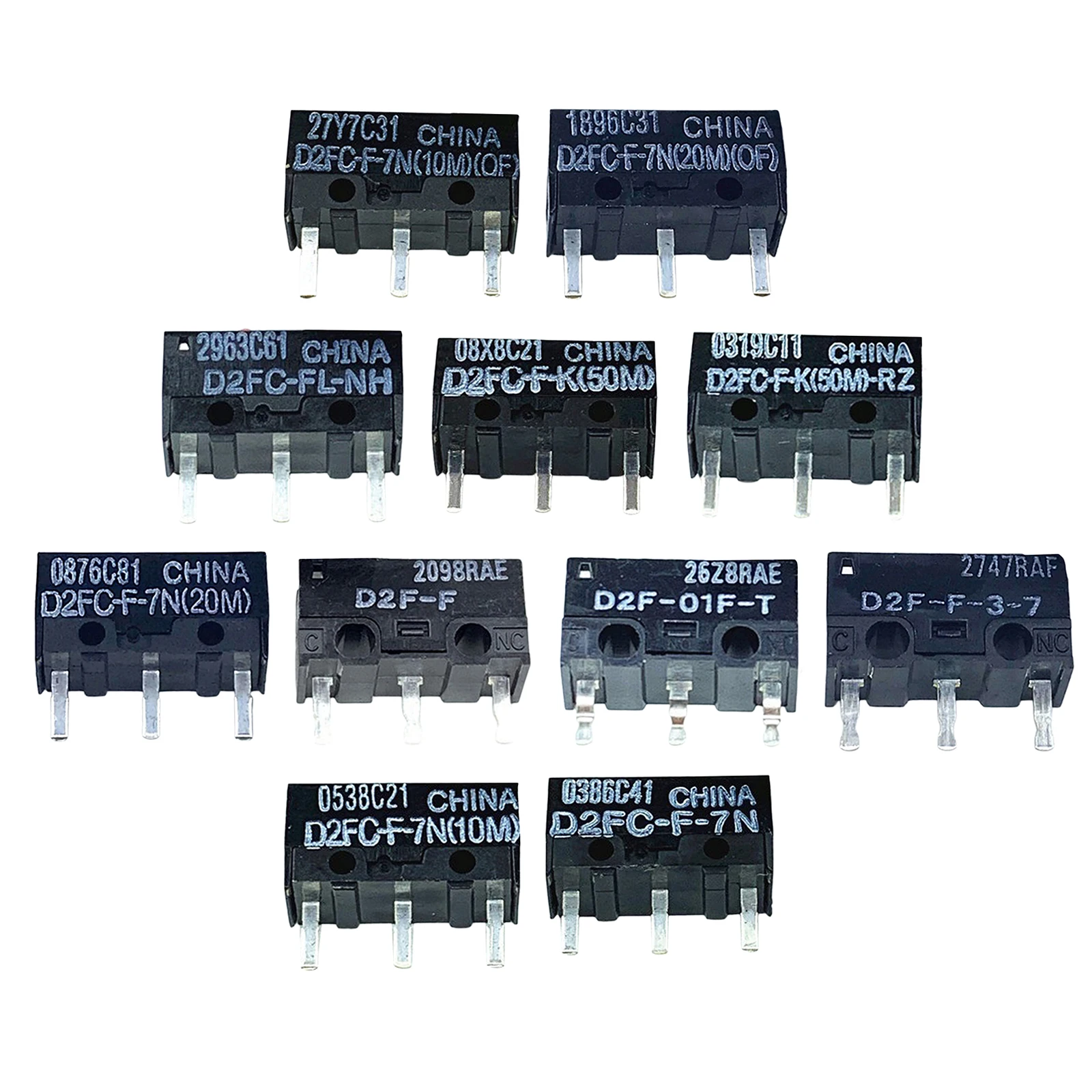 

Micro Switch Switches Replacement for Mouse D2FC-FK(50M) D2F-F D2F-01F-T