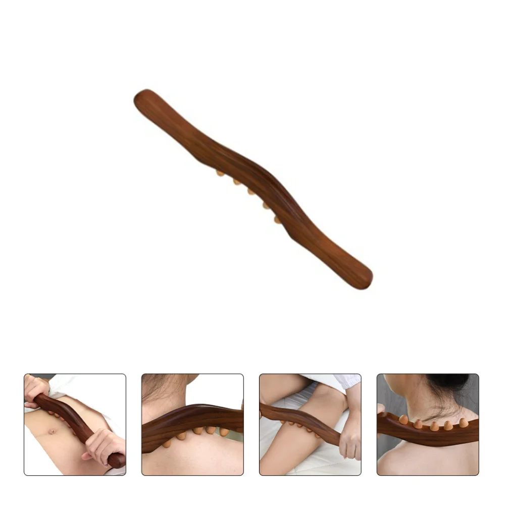 

1pc Creative Wooden Stick Portable Wood Stick (Coffee)