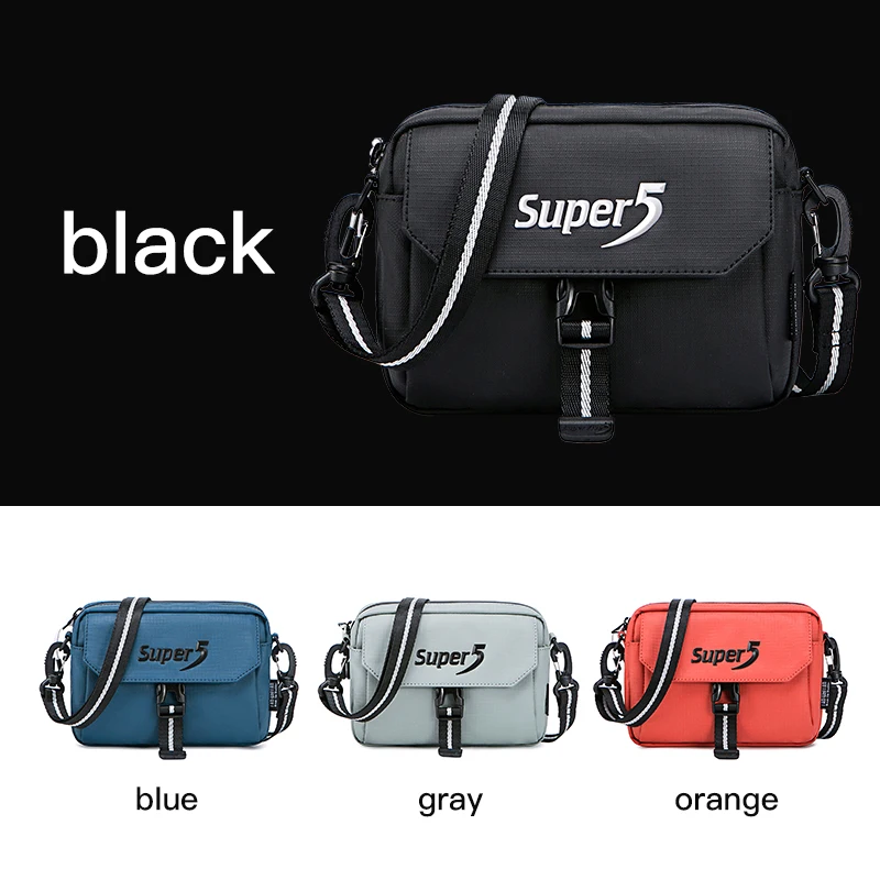 

Dropshipping 2020 Fashion Trend Wild Personality One-Shoulder Messenger Bag Waterproof Crossbody Chest BagCool Casual Bag