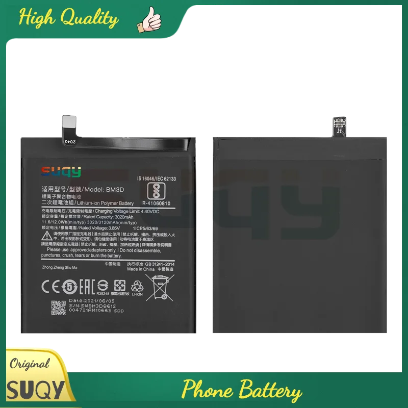 

for Xiaomi Redmi Replacement Battery BM3A BM3B BM3D BM3E/F/J/K/L/M BM4C BM4H/N/M/R/X BM22 BM32 BM34/35/36/37/39/49/50/51/53 BN39