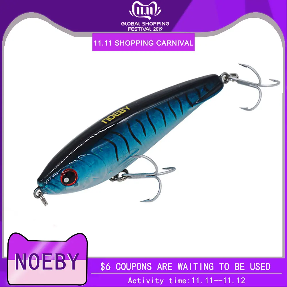 NOEBY NBL9068 1 шт. рыболовная приманка 95 мм/25 г погружающийся супер карандаш Leurres