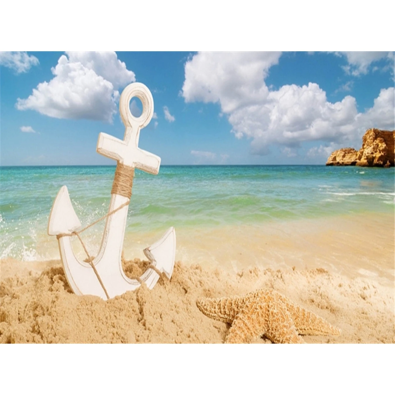 Приморский 5D сделай сам алмазная живопись полный пейзаж вышивка крестом круглые