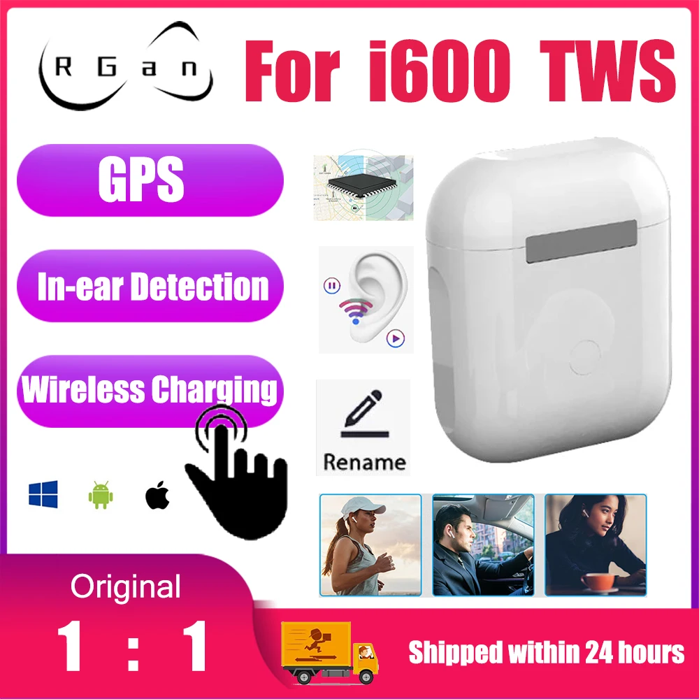 2021 оригинальная Беспроводная Bluetooth гарнитура i600 TWS для Huawei Xiaomi iPhone Samsung PS4 PK i7 i11 i14