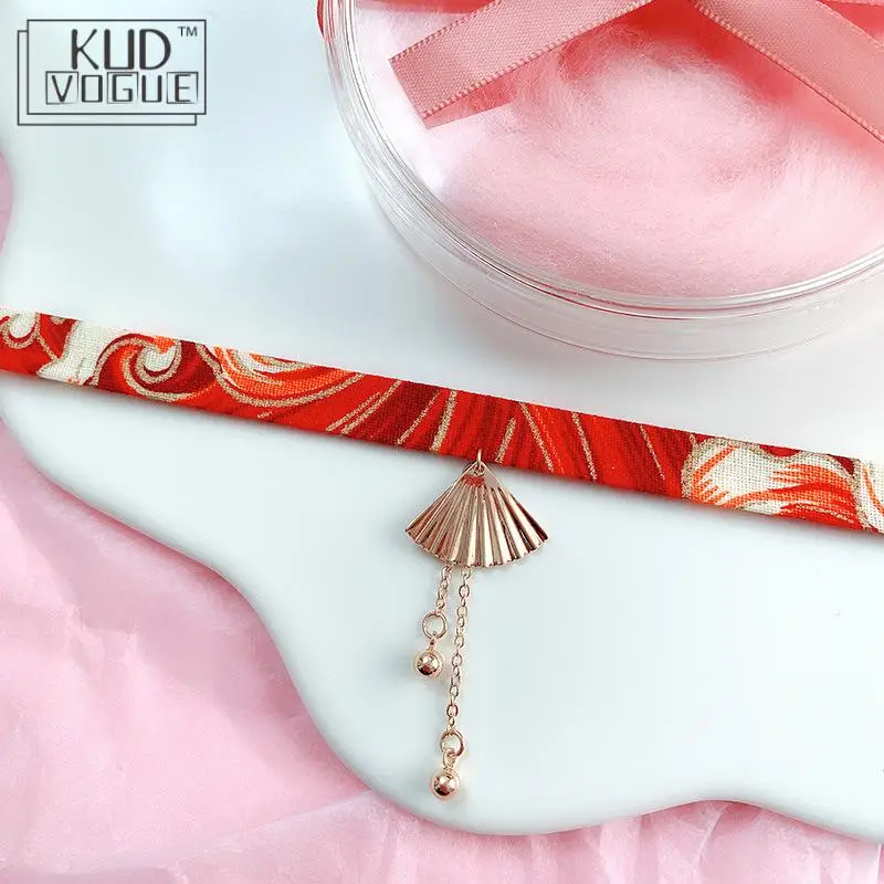 Классическая винтажная веревочная кукла-чокер в японском стиле милая