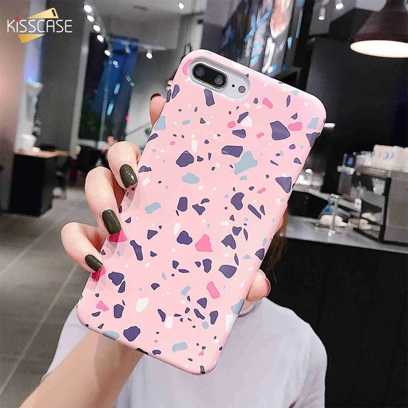 Чехол KISS роскошный мраморный чехол для телефона s iPhone 11 Pro Max XS XR Мягкая