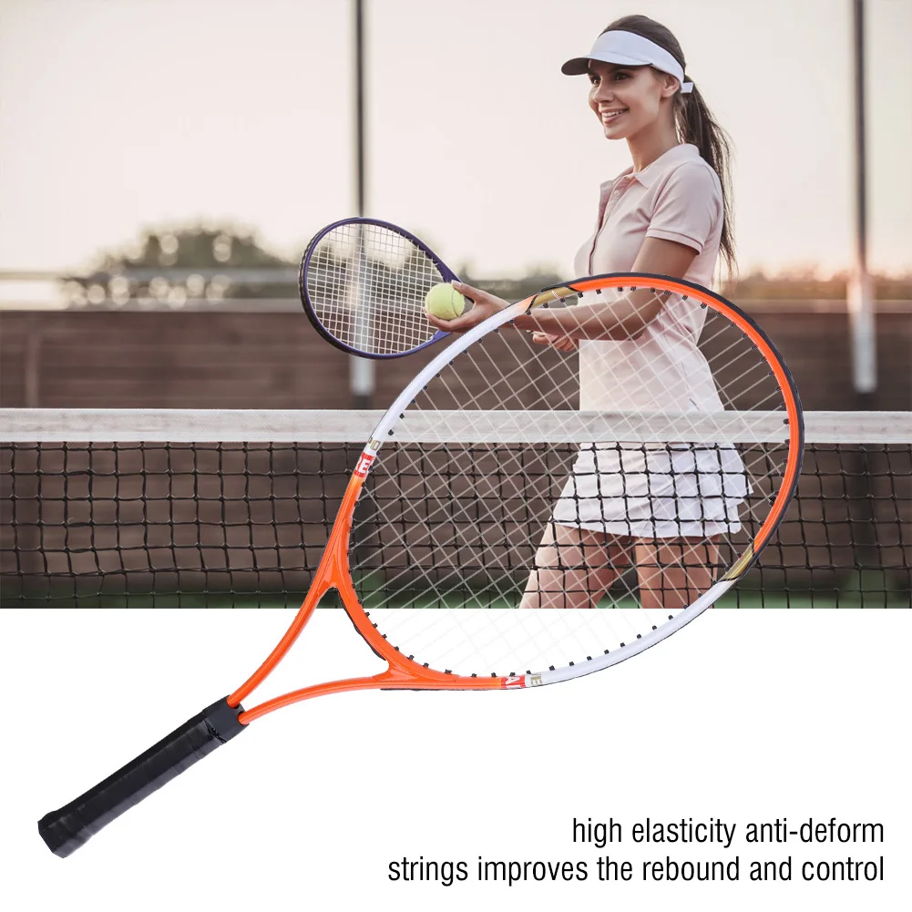 

1pc Professional Tennis Racket Aluminium Alloy Anti-Skid Tennis Rackets With Carry Bag For Beginners Racquet Sports