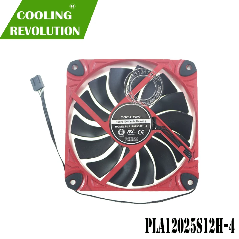 4 контактный вентилятор охлаждения для MSI TORX 12025 12 в пост. Тока 0 36a|heatsink fan|cooling fanfan