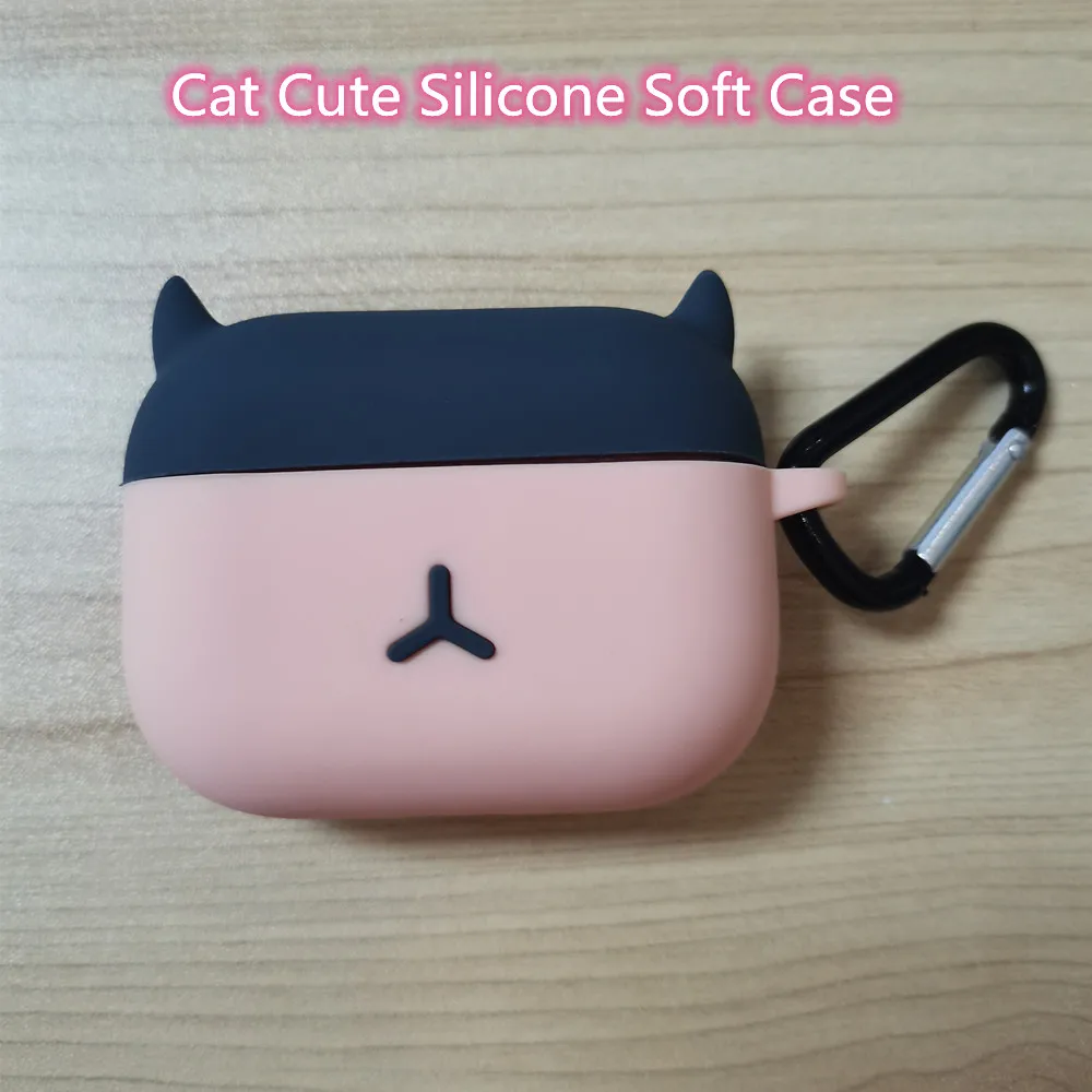 

Earphone Case For Airpods cute cat soft Silicone Case For Airpod pro 3 Earphone case Bluetooth Wireless Earphone Shell Box Bag