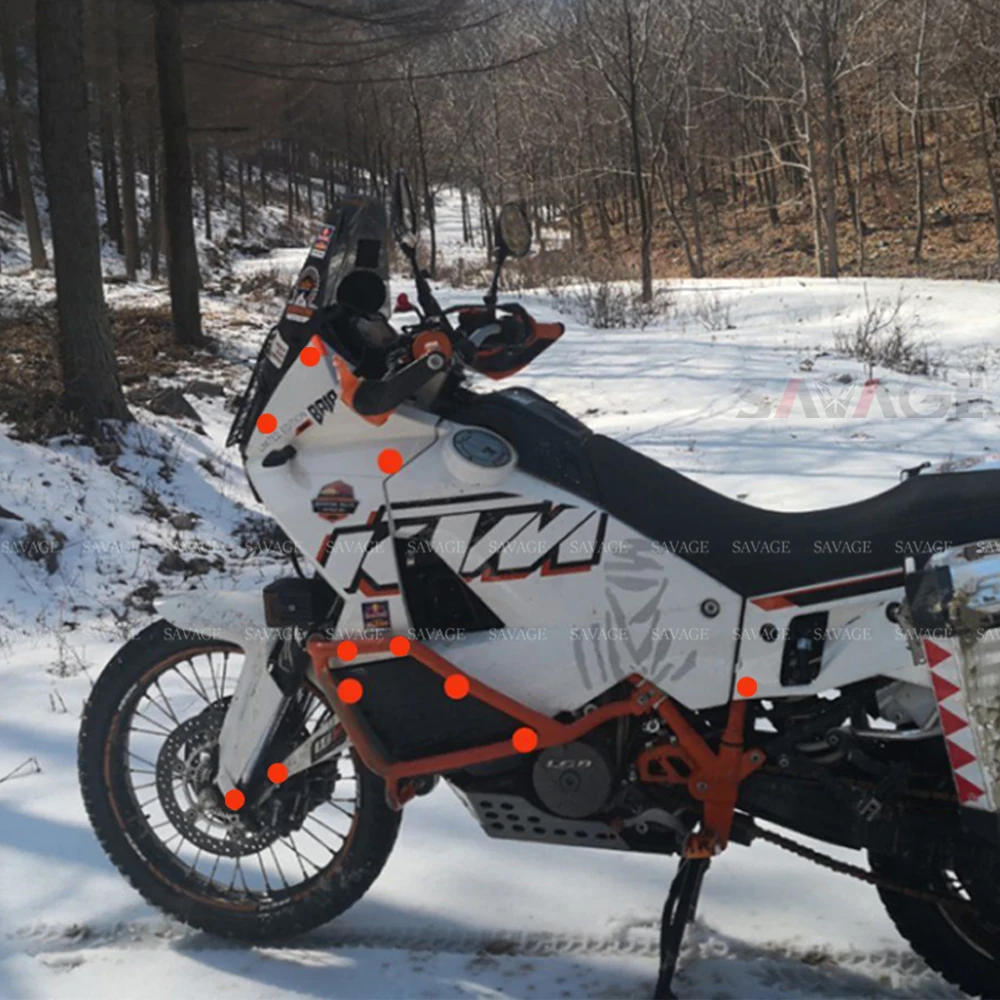 Болты Обтекатели для переднего крыла рамы 990 Приключения/S/R 2006 2013 ADV аксессуары