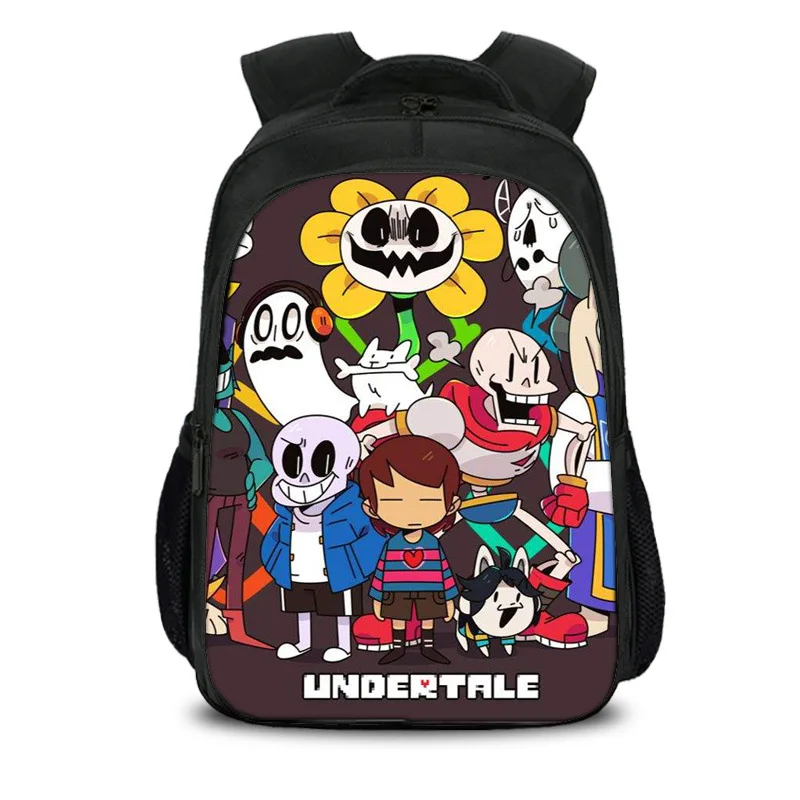 Модный рюкзак Undertale для мальчиков и девочек школьные ранцы детей детские сумки