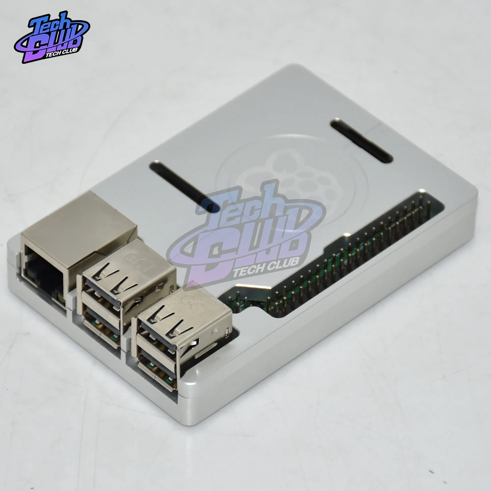 Чехол для Raspberry Pi 3 Model B + черный алюминиевый чехол с ЧПУ ультратонкий