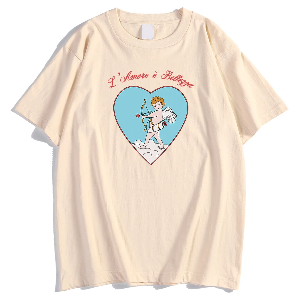 Мужская футболка с принтом в виде Купидона и лука со стрелкой сердцем стильные