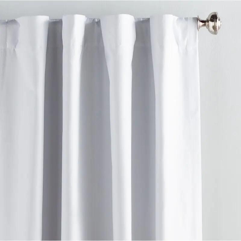 

Однотонная светонепроницаемая термальная карманная панель для штор