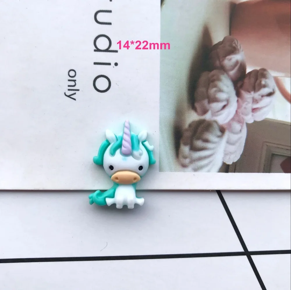 Плоский backe Смола kawaii динозавр Единорог Diy украшение для мобильного телефона Аксессуары для детских волос аксессуары