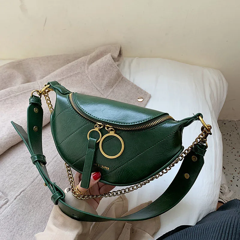 Green Shoulder Bags Женские сумки на плечо модная сумка через плечо из искусственной кожи женская сумка-мессенджер для девочек женские сумки для сотового телефона - Цвет: Green Shoulder Bags