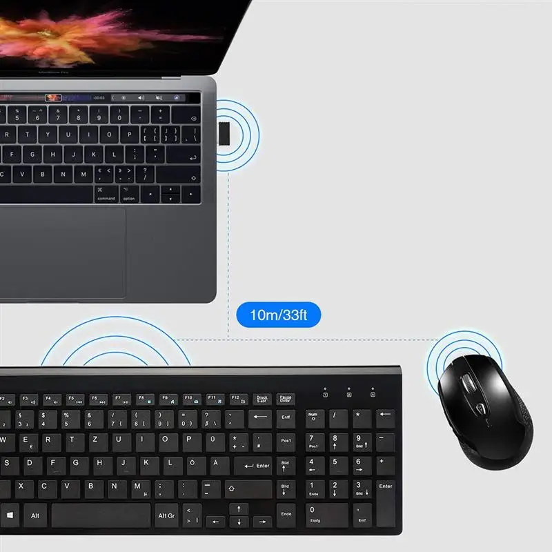 

2.4G Wireless Keyboard Protable Mini Ultra Thin Keyboard For Notebook Laptop Mac Desktop PC Computer Smart TV PS4