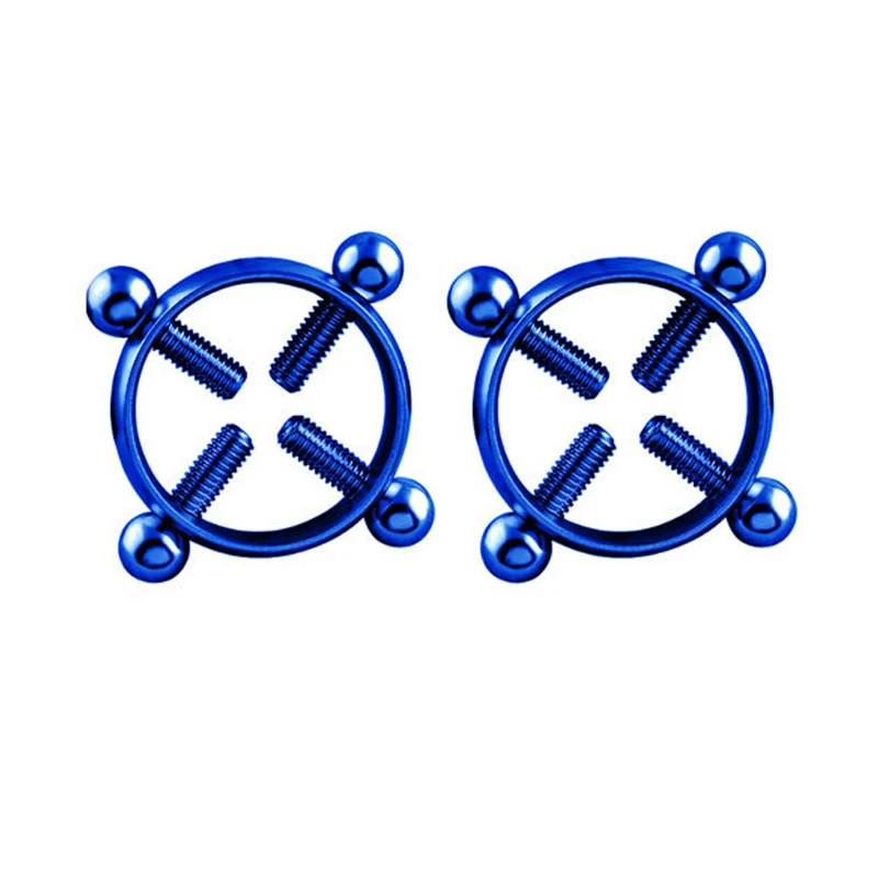 1 пара пикантный круглый пирсинг для соска кольцевой щит из нержавеющей стали