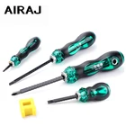 Телескопическая отвертка двойного назначения AIRAJ с крестомкороткой ручкойдлинной ручкой многофункциональная отвертка, подарок плюс магнит
