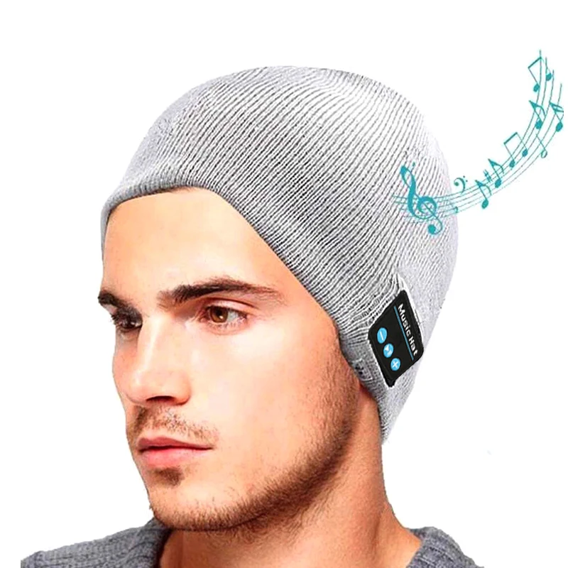 Горячая Bluetooth Музыка вязать шапочку беспроводной смарт шапка гарнитура наушники
